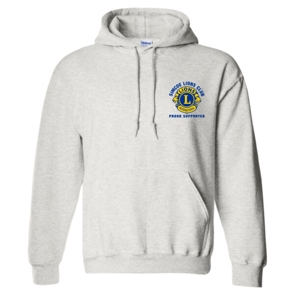 Unisex DryBlend® Hooded Sweatshirt - Silk Screen Colour Logo Thumbnail