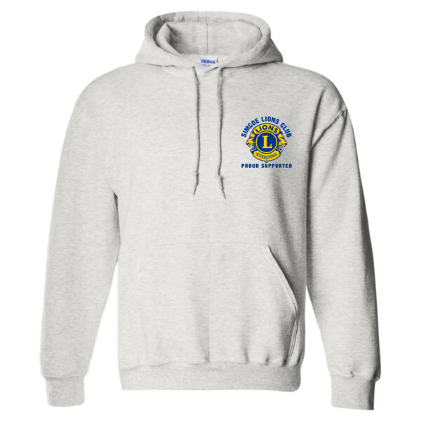 Unisex DryBlend® Hooded Sweatshirt - Silk Screen Colour Logo 3 Thumbnail